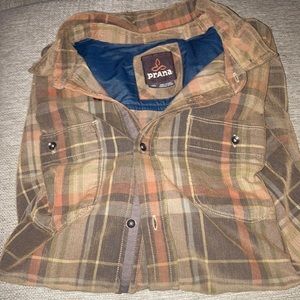 Prana makes long sleeve flannel